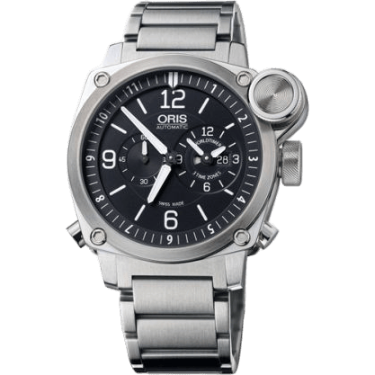 BC4 Flight Timer Stainless Steel / Black / Bracelet