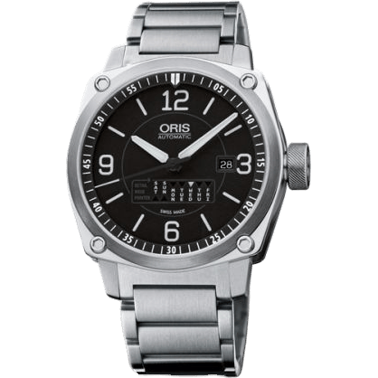 BC4 Retrograde Day Stainless Steel / Black / Bracelet