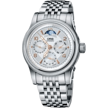 Big Crown Complication Stainless Steel / Silver / Bracelet