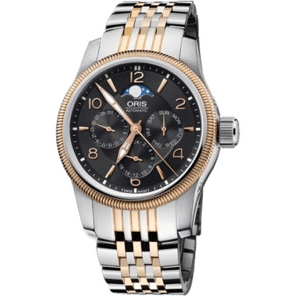 Big Crown Complication Stainless Steel - Rose Gold / Black / Bracelet
