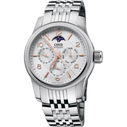Big Crown Complication Stainless Steel / Silver / Bracelet