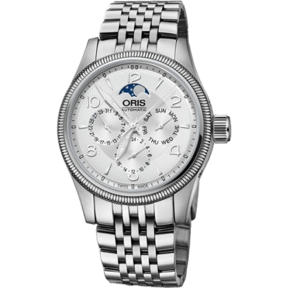 Big Crown Complication Stainless Steel / Silver / Bracelet