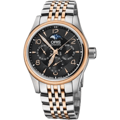 Big Crown Complication Stainless Steel - Rose Gold / Black