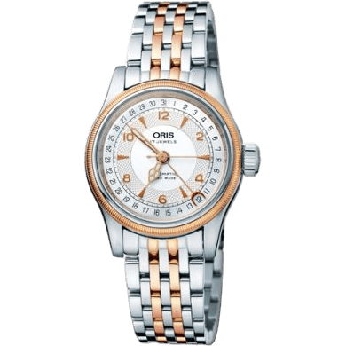 Big Crown Pointer Date 32 Stainless Steel - Rose Gold / Silver / Bracelet