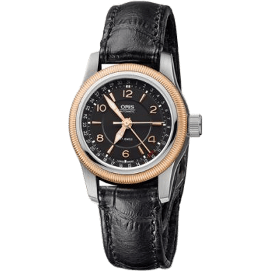 Big Crown Pointer Date 30 Stainless Steel - Rose Gold / Black