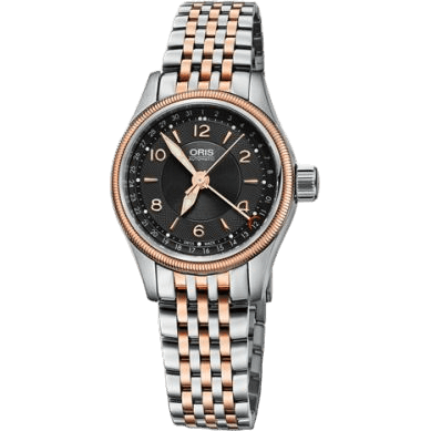 Big Crown Pointer Date 29 Stainless Steel - Rose Gold / Black / Bracelet