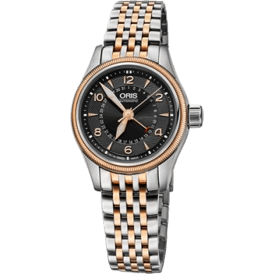 Big Crown Pointer Date 29 Stainless Steel - Rose Gold / Black / Bracelet