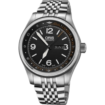 Big Crown Royal Flying Doctor Service II Stainless Steel / Black / Bracelet