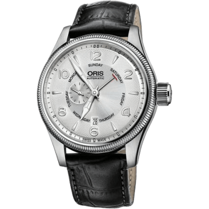 Big Crown Small Second Pointer Day Stainless Steel / Silver