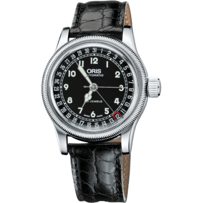 Big Crown Pointer Date 36 Stainless Steel / Black