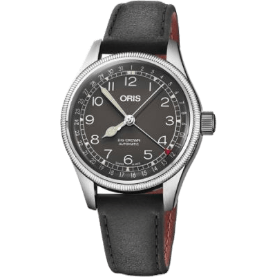 Big Crown Pointer Date 36 Stainless Steel / Black