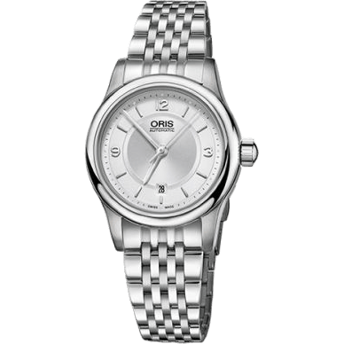 Classic Date Lady 28.5 Stainless Steel / Silver / Bracelet