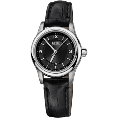 Classic Date Lady 28.5 Stainless Steel - Black