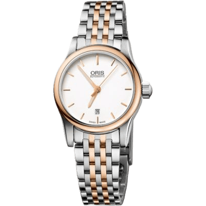 Classic Date Lady 28.5 Stainless Steel - Rose Gold / Silver / Bracelet