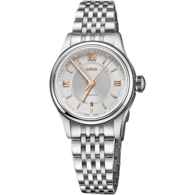 Classic Date Lady 28.5 Stainless Steel / Silver / Bracelet