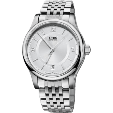 Classic Date 37 Stainless Steel / Silver / Bracelet