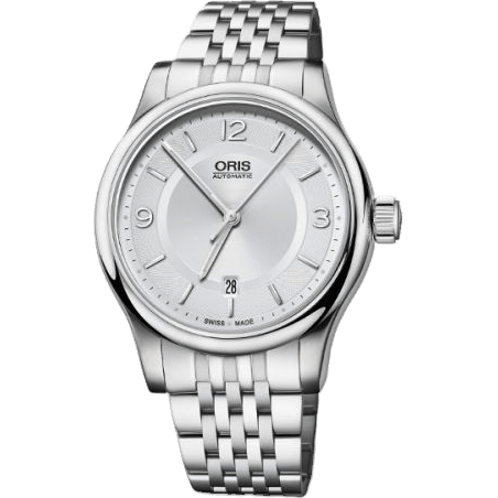 Classic Date 42 Stainless Steel / Silver / Bracelet