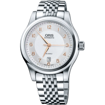 Classic Date 42 Stainless Steel / Silver / Bracelet