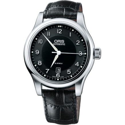 Classic Date 42 Stainless Steel / Black