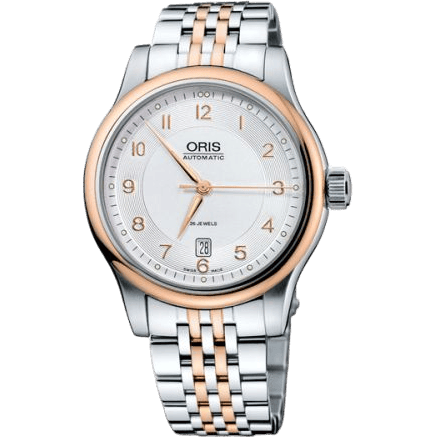 Classic Date 42 Stainless Steel - Rose Gold / Silver / Bracelet