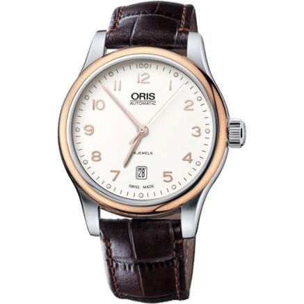 Classic Date 42 Stainless Steel - Rose Gold / Silver
