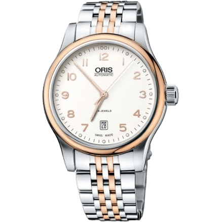 Classic Date 42 Stainless Steel - Rose Gold / Silver / Bracelet