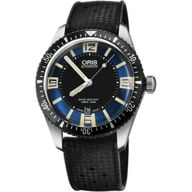 Divers Sixty-Five 40 Stainless Steel / Blue / Rubber