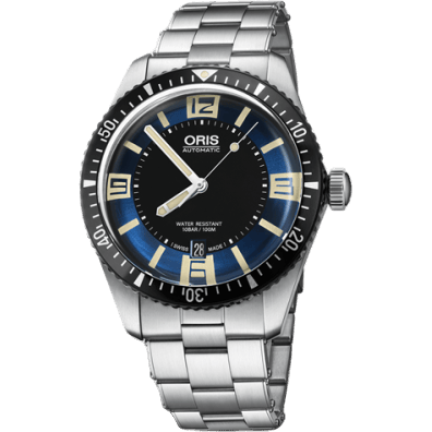 Divers Sixty-Five 40 Stainless Steel / Blue / Bracelet