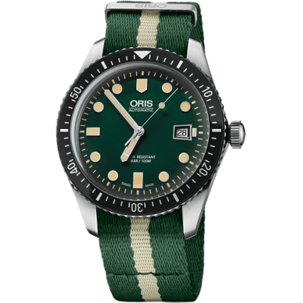 Divers Sixty-Five 42 Stainless Steel / Green / NATO