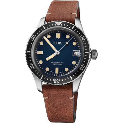 Divers Sixty-Five 36 Stainless Steel / Blue / Calf