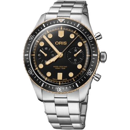 Divers Sixty-Five 43 Chronograph Stainless Steel / Bronze / Black / Bracelet