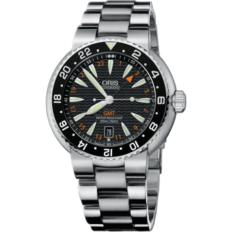 Divers GMT Date Stainless Steel / Black / Bracelet