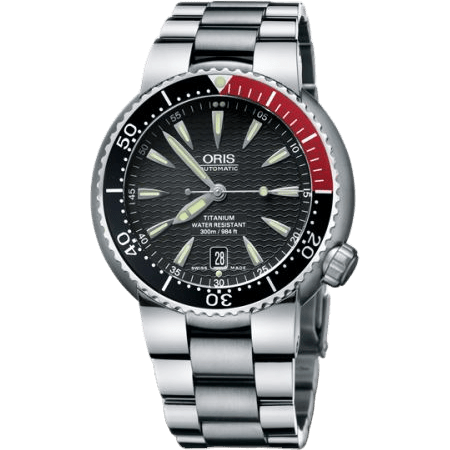 Divers Date Titanium / Black / Bracelet