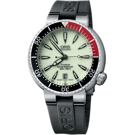 Divers Date Titanium / Lume / Rubber