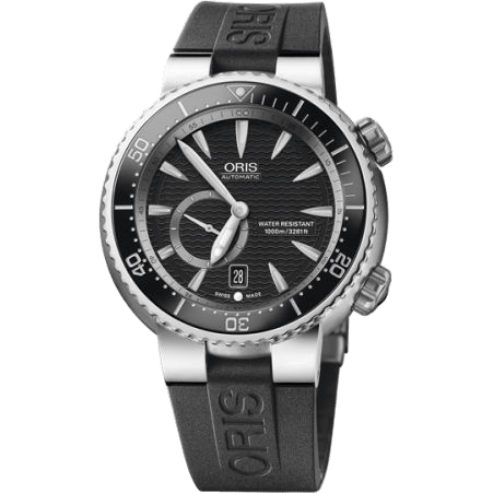 Divers Titan C Small Second - Date 47 Stainless Steel / Black / Rubber