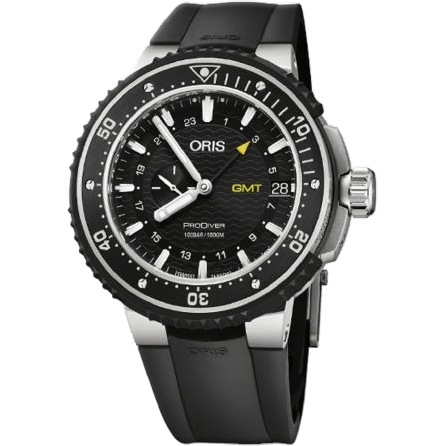 ProDiver GMT Titanium / Black / Rubber