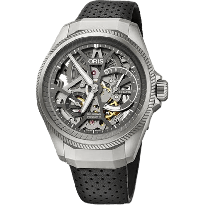 Big Crown ProPilot X Calibre 115 Titanium / Skeleton / Rubber