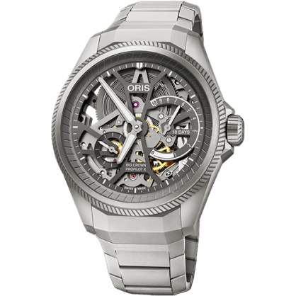 Big Crown ProPilot X Calibre 115 Titanium / Skeleton / Bracelet