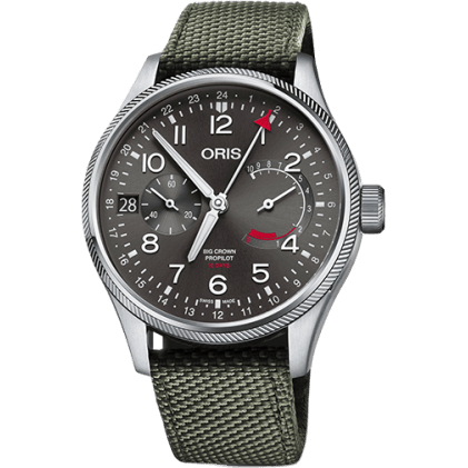 Big Crown ProPilot Calibre 114 Stainless Steel / Grey / Textile