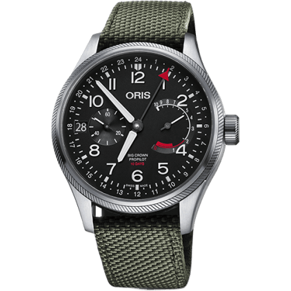 Big Crown ProPilot Calibre 114 Stainless Steel / Black / Textile