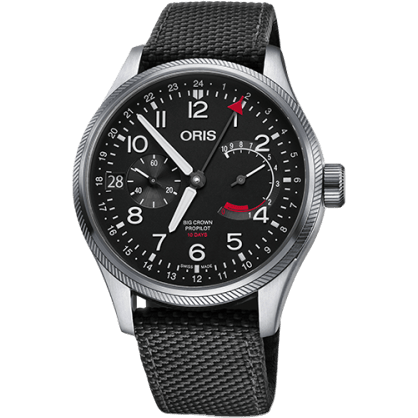 Big Crown ProPilot Calibre 114 Stainless Steel / Black / Textile