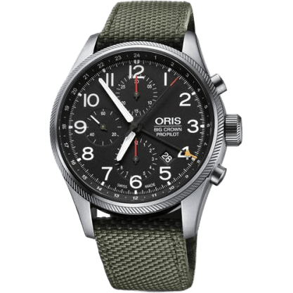 Big Crown ProPilot Chronograph GMT Stainless Steel / Black