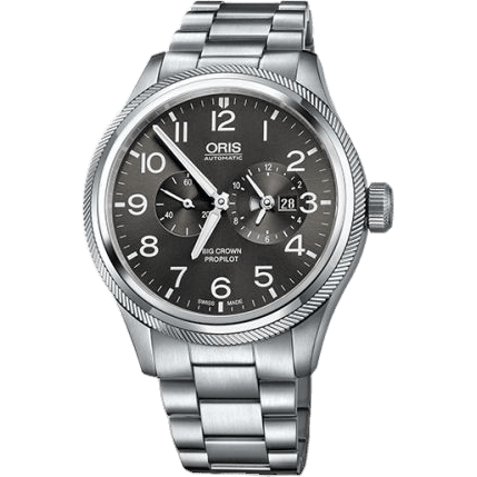 Big Crown ProPilot Worldtimer Stainless Steel / Grey / Bracelet