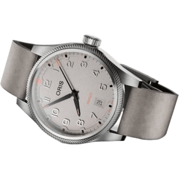 Big Crown ProPilot Date Stainless Steel / Chalk / Strap