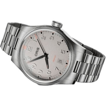 Big Crown ProPilot Date Stainless Steel / Chalk / Bracelet