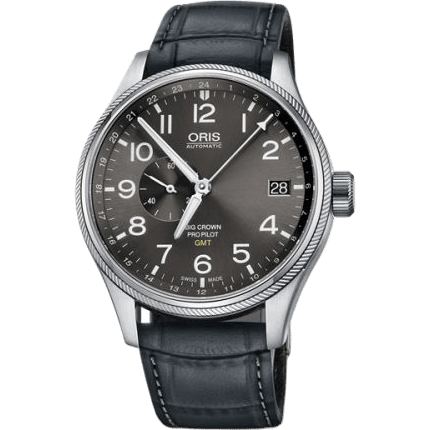 Big Crown ProPilot GMT Stainless Steel / Grey