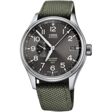 Big Crown ProPilot GMT Stainless Steel / Grey