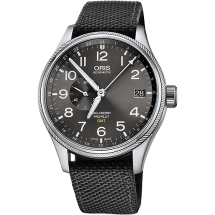 Big Crown ProPilot GMT Stainless Steel / Grey