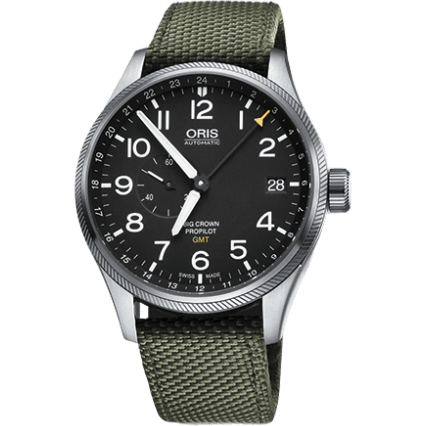 Big Crown ProPilot GMT Stainless Steel / Black