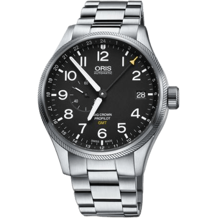 Big Crown ProPilot GMT Stainless Steel / Black / Bracelet